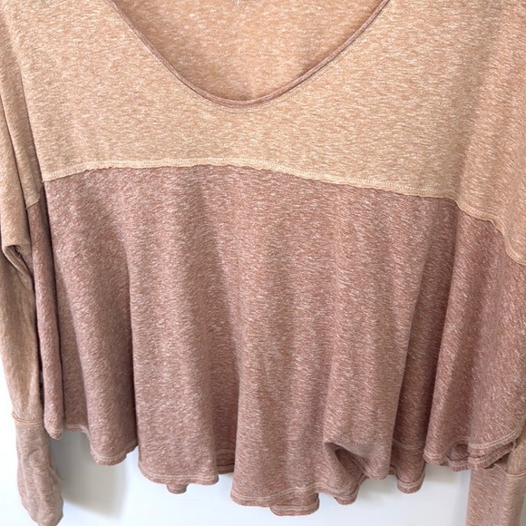 Free People We The Free Cloud Nine Sunset Haze Blush Pullover Top XS - Picture 4 of 14
